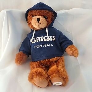 Good Stuff 14" Chargers Football Bear